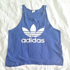 Vintage Adidas Royal Blue Sleeveless Tank Top